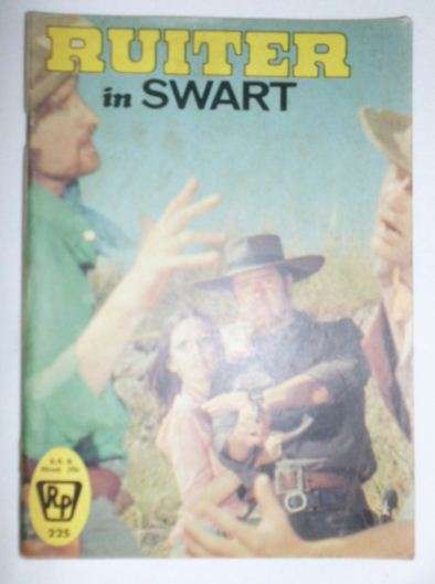 RUITER IN SWART NO 225 -FOTOVERHAAL-FOTOBOEKIE-SAGTEBAND-