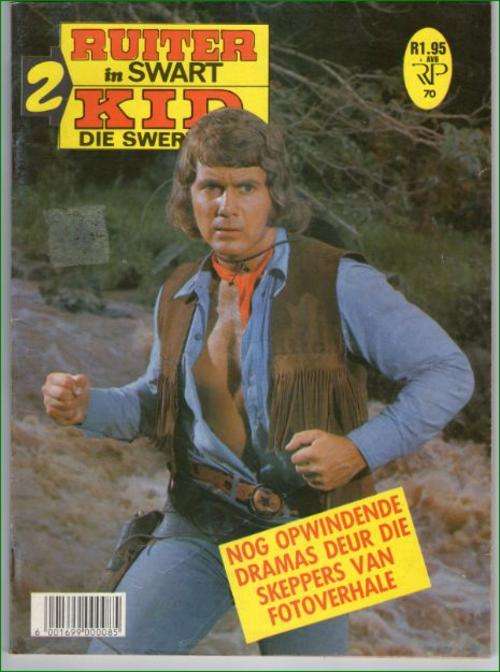 Ruiter in swart en Kid die Swerwer - Dubbel Fotoverhaal  boek