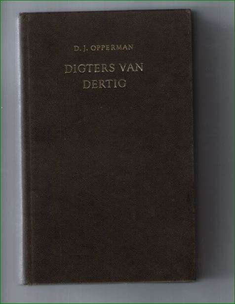 Digters van Dertig - DJ Opperman - 1962