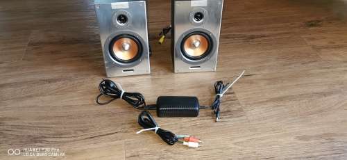 Krator NESO 2, 2.0 Channel Desktop Speakers, 36w, Titanium Silver