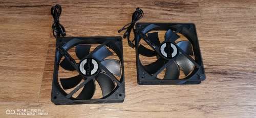 5 x NZXT and 4 x Corsair Computer Case Fans
