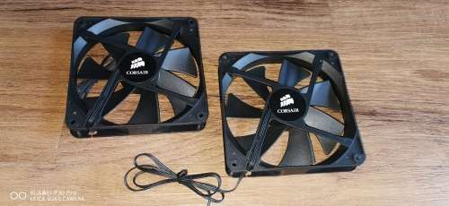 5 x NZXT and 4 x Corsair Computer Case Fans