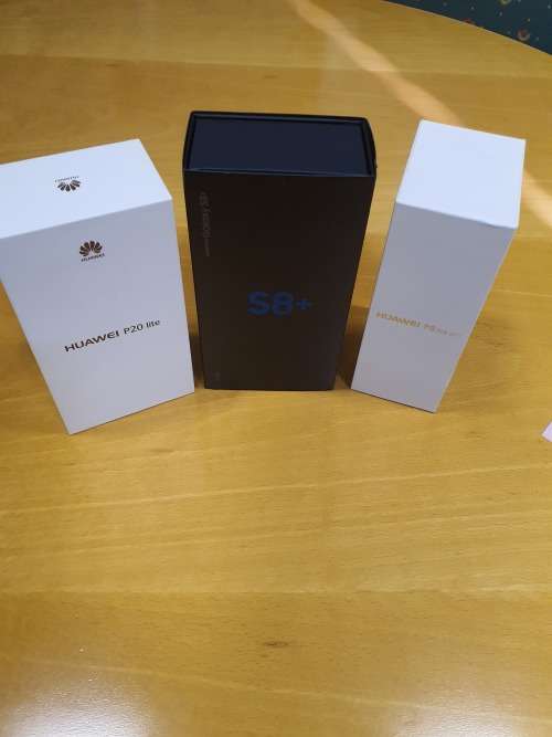 3 Cell Phones - Samsung S8+, Huawei P20 Lite & Huawei P8 Lite 2017