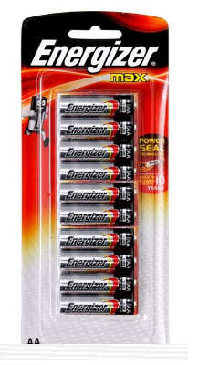 Energizer Max Powerseal  AA batteries - 10 Pack
