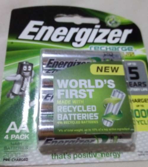 Energizer recharge Power plus AA Batteries pack of 4