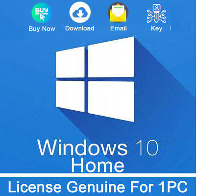 Windows 10 Home 32/64 bit License Key Activation License Genuine