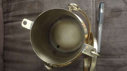 Ornamental or usable milk pail/can with lockable lid