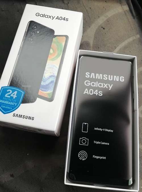 Samsung Galaxy A04s Black 32GB Dual Sim All networks (local stock +icasa +2yr warranty)