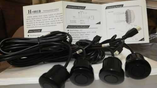 Parking distance alert sensor kit with sound alert speaker