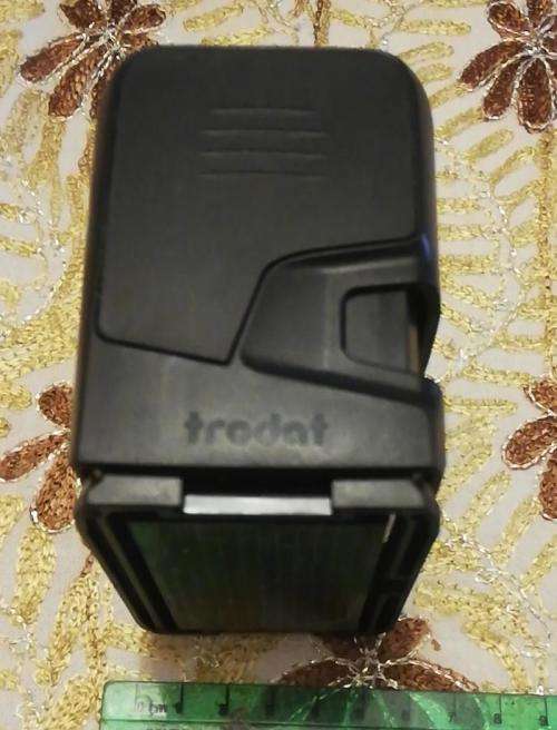 Trodat Printy 4296 large Ink stamp with black ink stamp pad