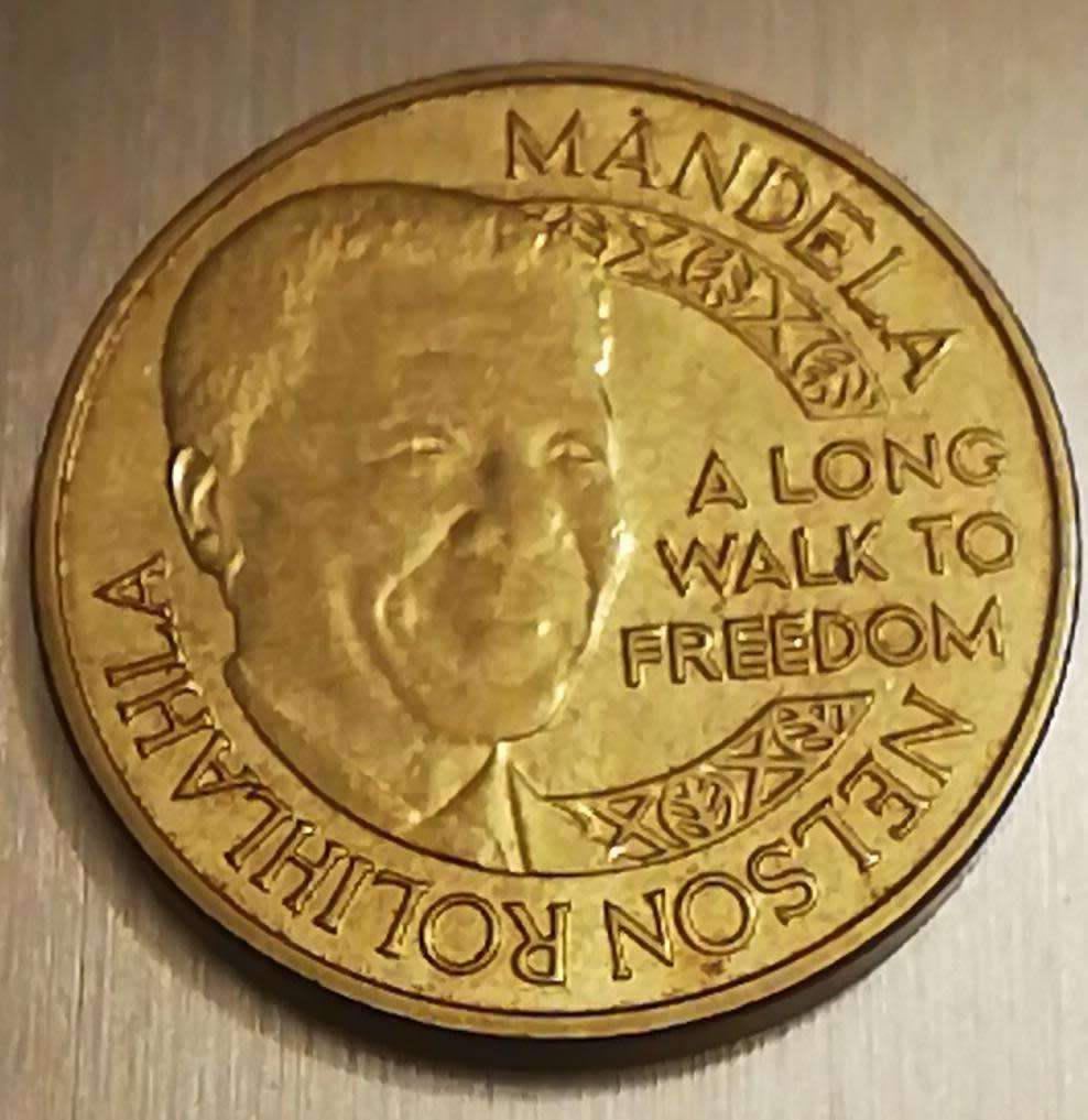Scoin Shop 'Free Mandela' commemorative coin 1976-1980 circulated