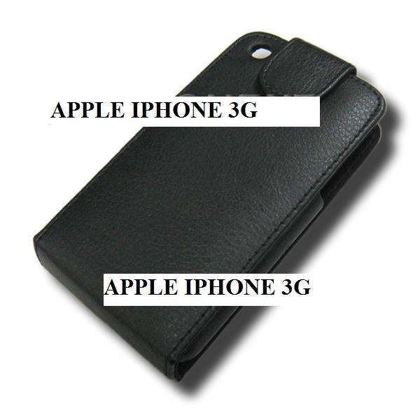 Flip Leather Case Shield for Apple Iphone 3G