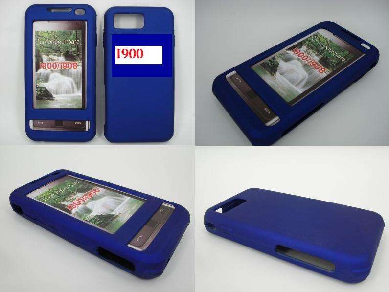 Rubberized Hard Case Protector for Samsung OMNIA i900+ free screen protector!