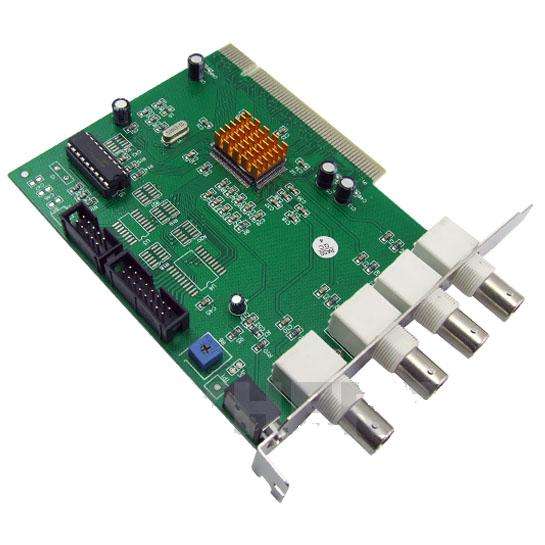 4 Channels CCTV DVR Security PCI Capture Card 25/30 Fps [postage is included]
