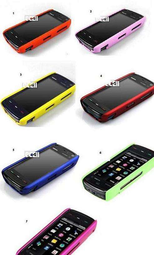 Slim Rubberized Case Cover For Nokia 5800 Xpress Music + screen protector!