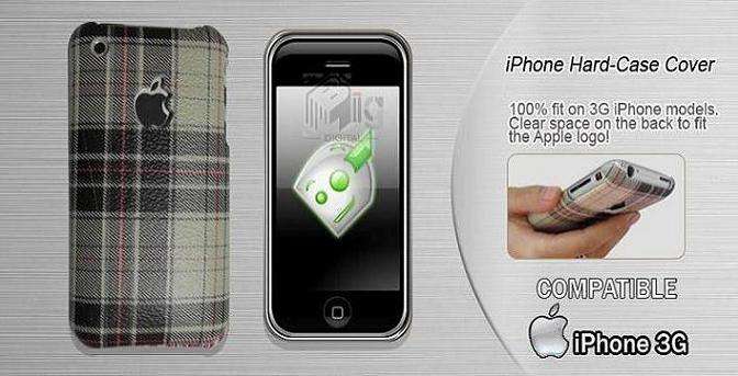 New Apple Iphone 3G Case Cover Protector+ screen protector!!