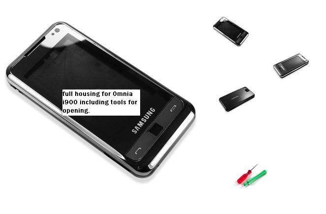 Samsung i900 Omnia-New Phone Housing, Mirrored Screen