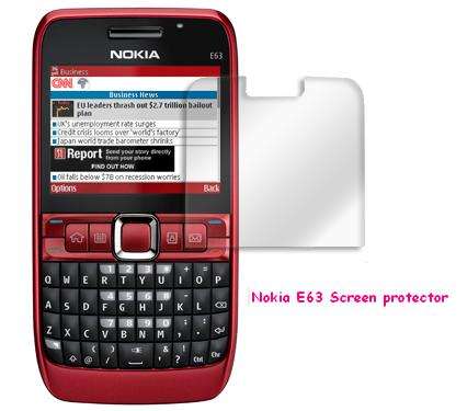 Nokia E63 screen protector . Postage is included!