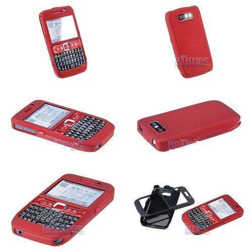 Hard Case Protector Cover RED for NOKIA E63  [excludes the phone]