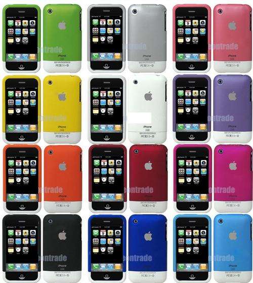 New Rubber Hard Skin Cover Case For iPhone 3G/3GS + screen protector