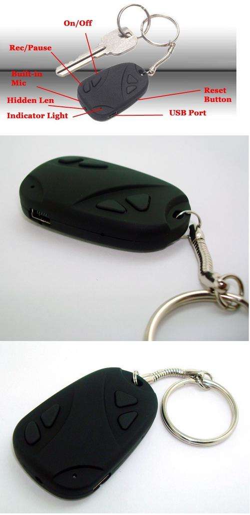 SPY Car Key VIDEO CAMERA Hidden cam mini DVR