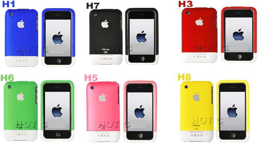 New Rubber coated Hard Skin Cover Case For iPhone 3G/3GS