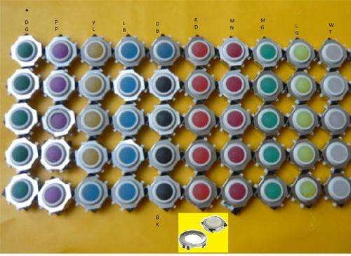 Blackberry trackball & chrome ring-many colors available