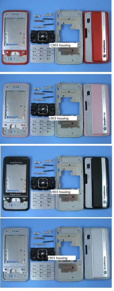 Full Housing  For Sony Ericsson C903 including keypad [4 colors!]