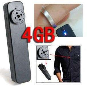 4GB Mini Spy Cam Button Video Camera Recorder 4G DVR
