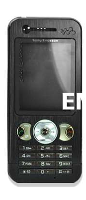 Sony Ericsson W890i Black faceplate & keypad