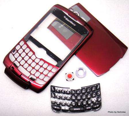 BlackBerry Curve 8300 8310 8320 FACEPLATE & battery Cover + trackball+ keypad