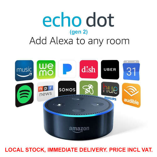 LOCAL STOCK - Free delivery - Amazon Echo Dot - Smart Home Assistant feat. Alexa