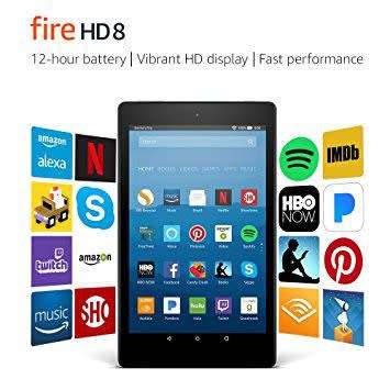 Amazon Kindle Fire HD8" Tablet - FREE DELIVERY