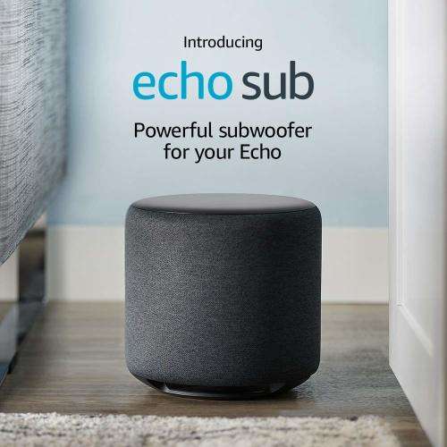Amazon Echo SUB - Powerful subwoofer for your Echo - requires compatible Echo device
