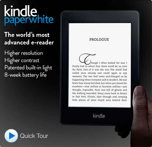 Amazon Kindle PaperWhite (Wi-Fi) - Touch Screen Kindle Built-In Light "SPECIAL OFFERS"