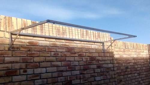 Aluminium wall mounted folding cloths / washing line