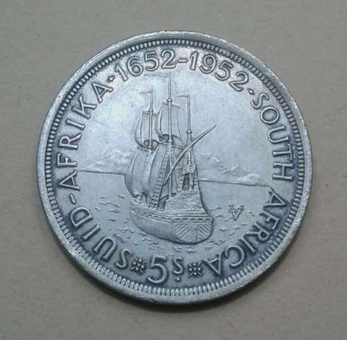 Nice 1952 union silver 5 Shillings