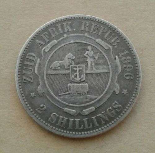 1896 ZAR Kruger silver 2 Shillings