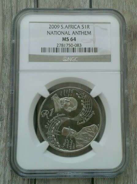2009 National Anthem silver R1 NGC MS64 (Mintage: 587)