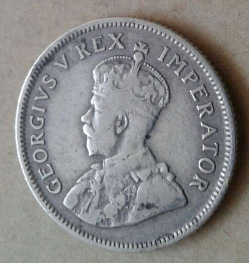 The rare 1926 union silver shilling in nice condition