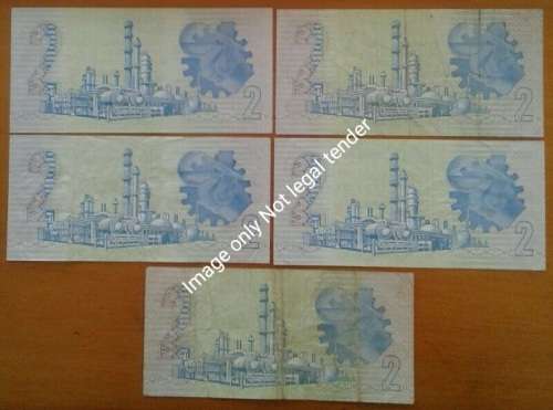 Lot of x5 R2 notes as per images