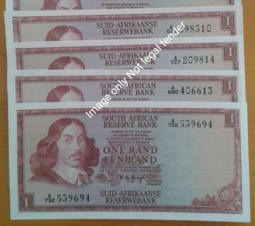 Nice 1972 Crisp uncirculated R1 note