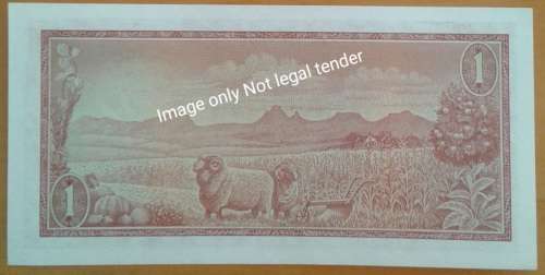 Nice 1972 Crisp uncirculated R1 note