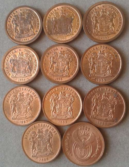 Almost complete 1991-2001 sequential 2c set