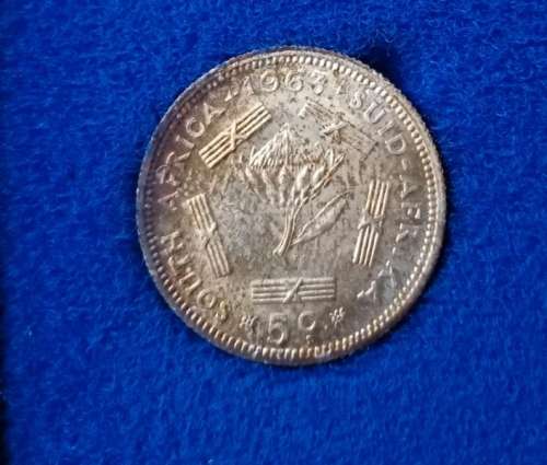 Scarcer 1963 S.A short proof set in case