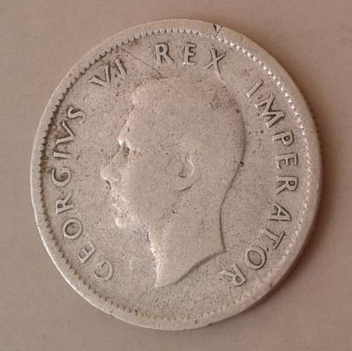 1942 Union silver sixpence as per images