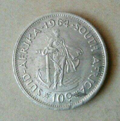 1964 Republic silver 10c as per images