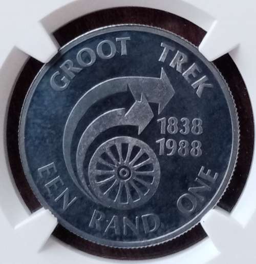 1988 Great Trek proof silver R1 NGC PF66 Cameo (Only 3)