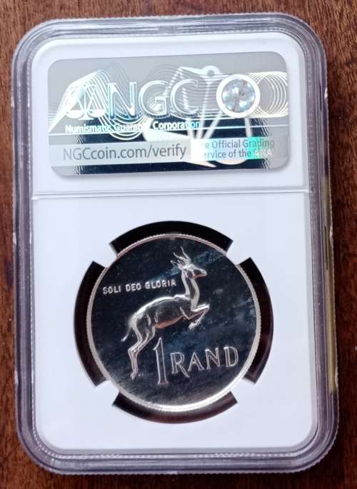 1987 Republic silver R1 NGC MS64 (Scarce in MS)