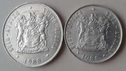 1988 Nickel 20c and 10c set